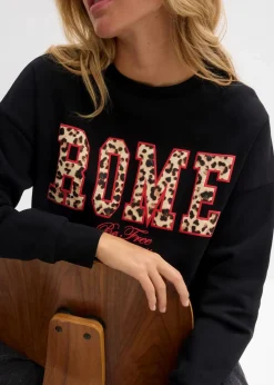 Damen bonprix Sweat|Nachhaltigere Materialien|Oversize-Sweatshirt aus reiner Bio-Baumwolle