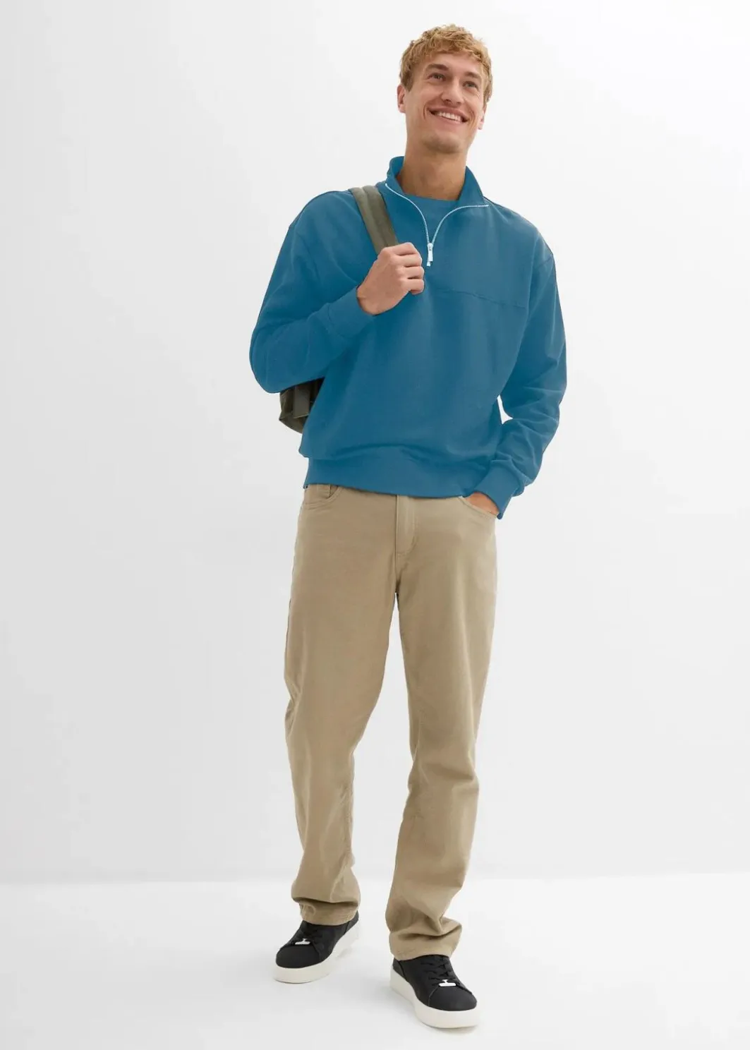 Clearance Oversize-Sweatshirt aus reiner Bio-Baumwolle Herren Sweat|Sportbekleidung