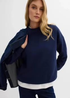 Best Oversize-Sweatshirt aus reiner Bio-Baumwolle Damen Sweat|Basics