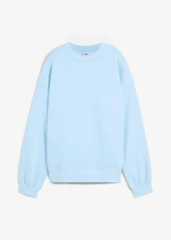 Damen bonprix Sweat|Basics|Oversize-Sweatshirt aus reiner Baumwolle