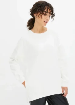 Damen bonprix Bekleidung·Blusen & Tuniken|Sweat|Oversize-Sweatshirt aus reiner Baumwolle