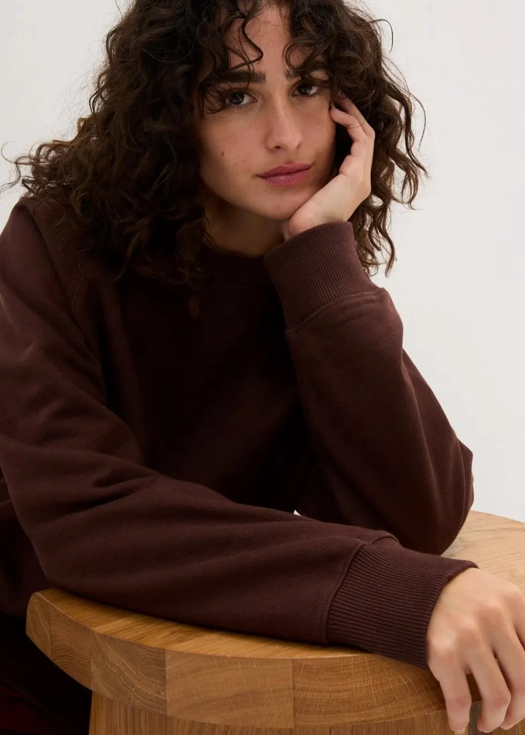 Damen bonprix Bekleidung·Röcke|Bekleidung·Blusen & Tuniken|Oversize-Sweatshirt aus reiner schwerer Bio-Baumwolle