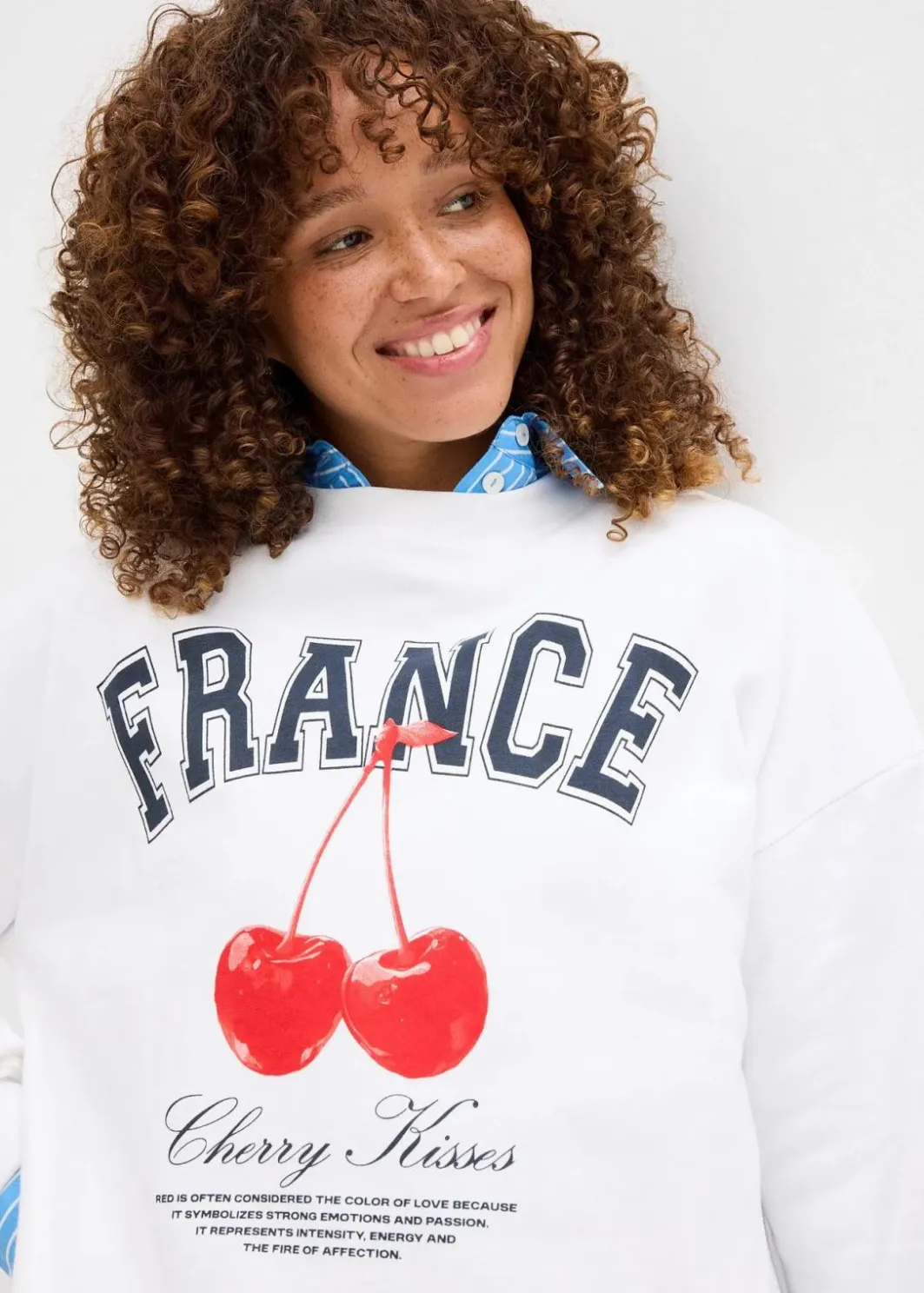Hot Oversize-Sweatshirt aus reiner Bio-Baumwolle Damen Bekleidung·Blusen & Tuniken|Sweat