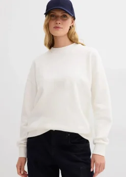 Damen bonprix Bekleidung·Röcke|Bekleidung·Blusen & Tuniken|Oversize-Sweatshirt aus reiner Bio-Baumwolle