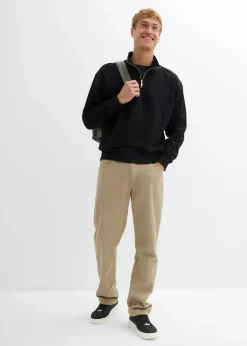 Sale Oversize-Sweatshirt aus reiner Bio-Baumwolle Herren Große Größen|Basics