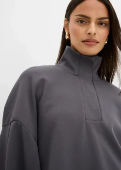 Discount Oversize-Sweatshirt aus Scuba Damen Bekleidung·Blusen & Tuniken|Sweat