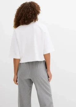 Damen bonprix Bekleidung·Blusen & Tuniken|Sweat|Oversize-Sweatshirt aus weichem Baumwoll-Mix
