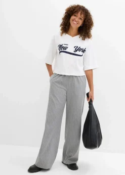 Damen bonprix Bekleidung·Blusen & Tuniken|Sweat|Oversize-Sweatshirt aus weichem Baumwoll-Mix