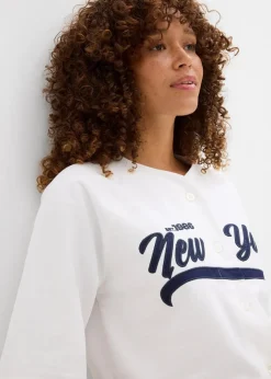 Damen bonprix Bekleidung·Blusen & Tuniken|Sweat|Oversize-Sweatshirt aus weichem Baumwoll-Mix