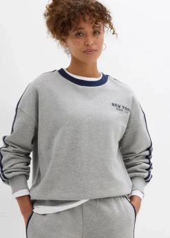 Clearance Oversize-Sweatshirt aus weichem Baumwoll-Mix Damen Sweat|Zweiteiler & Sets