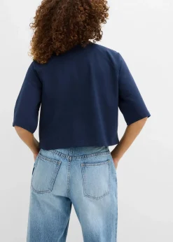 Damen bonprix Nachhaltigere Materialien|Sweat|Oversize-Sweatshirt aus weichem Baumwoll-Mix