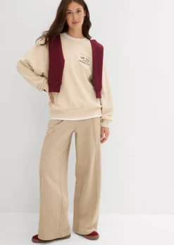 Outlet Oversize-Sweatshirt aus weichem Baumwoll-Mix Damen Bekleidung·Blusen & Tuniken|Sweat