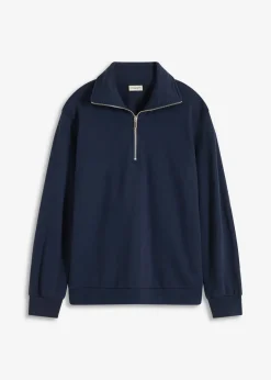 Clearance Oversize-Sweatshirt mit Reißverschluss Damen Nachhaltigere Materialien