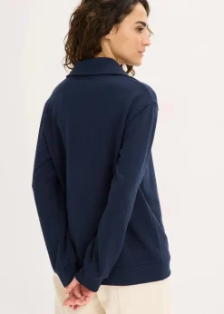 Clearance Oversize-Sweatshirt mit Reißverschluss Damen Nachhaltigere Materialien