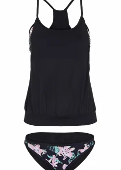 Online Oversize-Tankini (2-tlg. Set) im Lagenlook Damen Nachhaltigere Materialien|Tankinis
