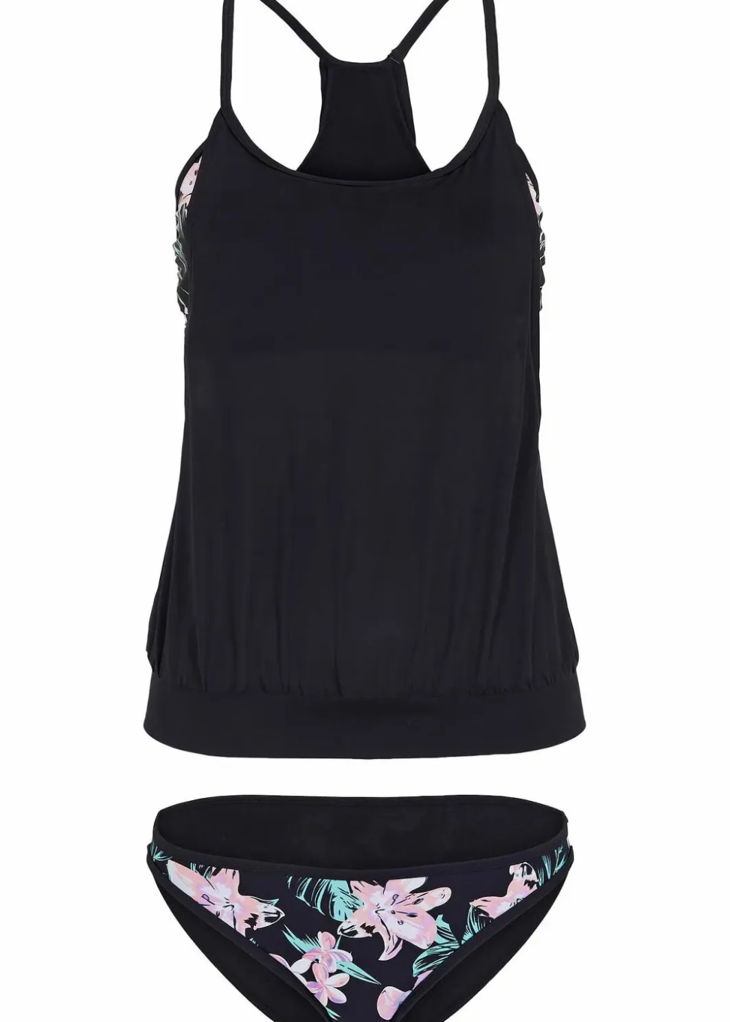 Online Oversize-Tankini (2-tlg. Set) im Lagenlook Damen Nachhaltigere Materialien|Tankinis