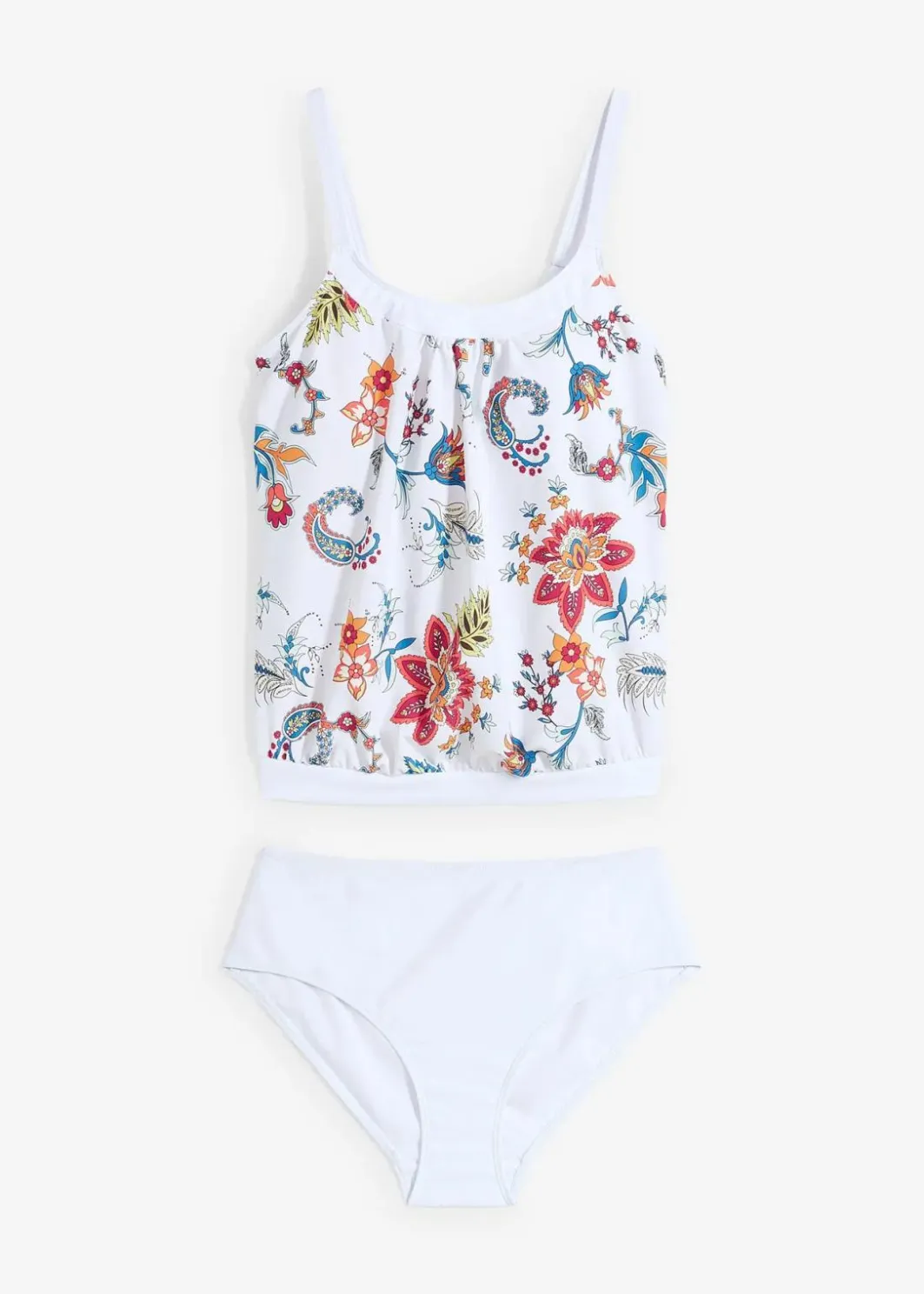 Oversize-Tankini (2-tlg.Set) mit verstellbaren Trägern Damen Nachhaltigere Materialien|Tankinis