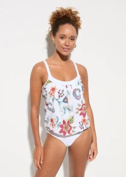 Oversize-Tankini (2-tlg.Set) mit verstellbaren Trägern Damen Nachhaltigere Materialien|Tankinis