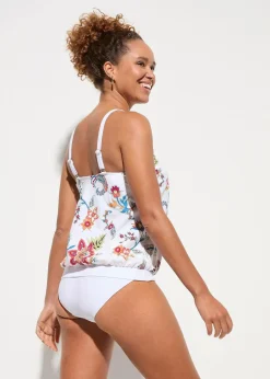 Oversize-Tankini (2-tlg.Set) mit verstellbaren Trägern Damen Nachhaltigere Materialien|Tankinis