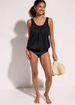 Outlet Oversize-Tankinioberteil in Ballonform Damen Nachhaltigere Materialien|Bademode·Tankinis