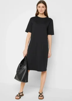 Damen bonprix Bekleidung·Röcke|Bekleidung·Pullover & Strickjacken|Oversize-T-Shirtkleid aus reiner Baumwolle (2er Pack)