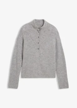 Best Oversize-Wollpullover mit Alpaka Damen Bekleidung·Umstandsmode|Strickmode
