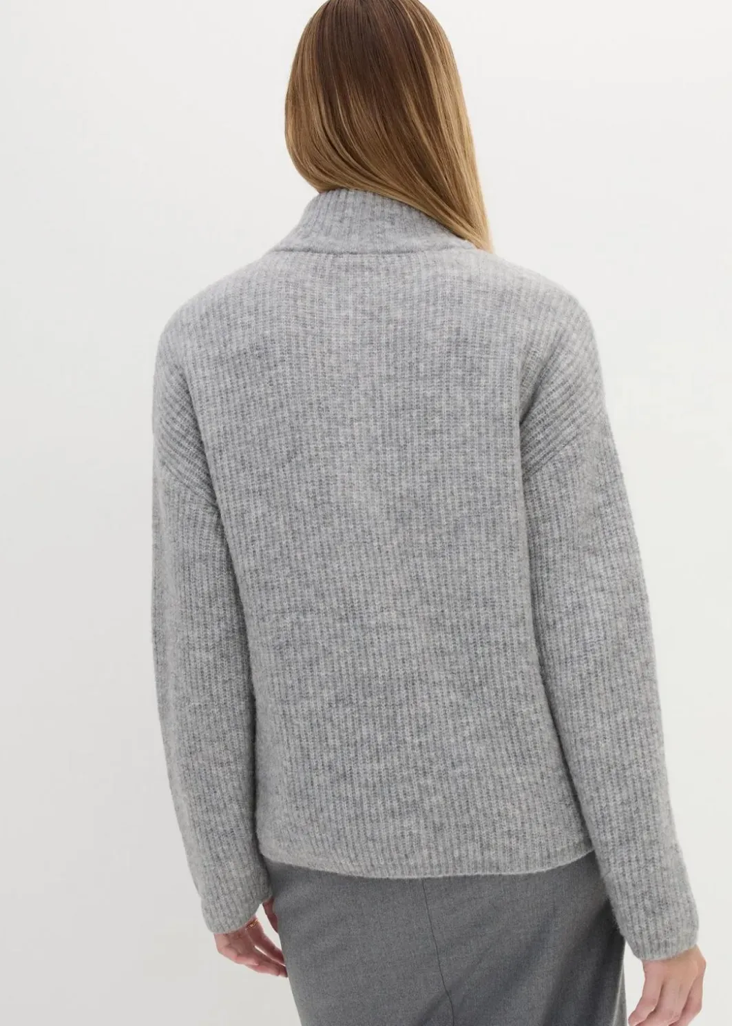 Best Oversize-Wollpullover mit Alpaka Damen Bekleidung·Umstandsmode|Strickmode