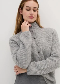 Best Oversize-Wollpullover mit Alpaka Damen Bekleidung·Umstandsmode|Strickmode