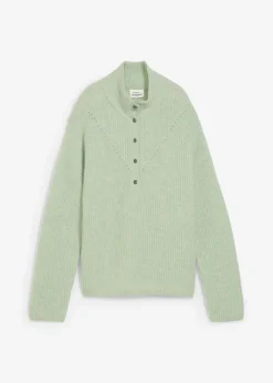 Outlet Oversize-Wollpullover mit Alpaka Damen Bekleidung·Umstandsmode|Strickmode