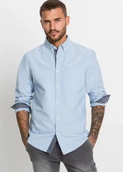 Discount Oxford-Businesshemd aus reiner Baumwolle, Regular Fit Herren Große Größen|Hemden
