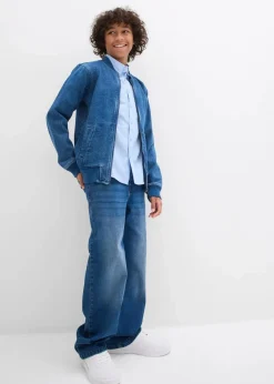 Kinder bonprix Jungen 9-16 Jahre·Anzüge & Hemden|Jungen 2-8 Jahre·Nachhaltigere Materialien|Oxford-Langarmhemd aus reiner Bio-Baumwolle