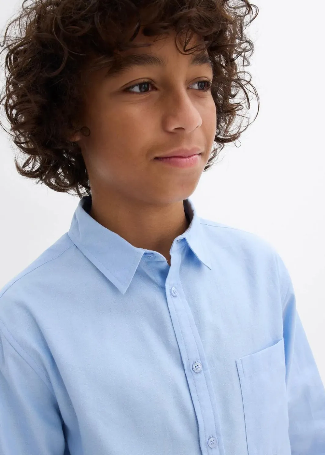 Kinder bonprix Jungen 9-16 Jahre·Anzüge & Hemden|Jungen 2-8 Jahre·Nachhaltigere Materialien|Oxford-Langarmhemd aus reiner Bio-Baumwolle