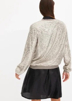 Damen bonprix Bekleidung·Hosen|Jacken & Mäntel|Pailletten-Blouson
