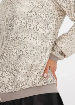 Damen bonprix Bekleidung·Hosen|Jacken & Mäntel|Pailletten-Blouson