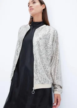 Damen bonprix Bekleidung·Hosen|Jacken & Mäntel|Pailletten-Blouson