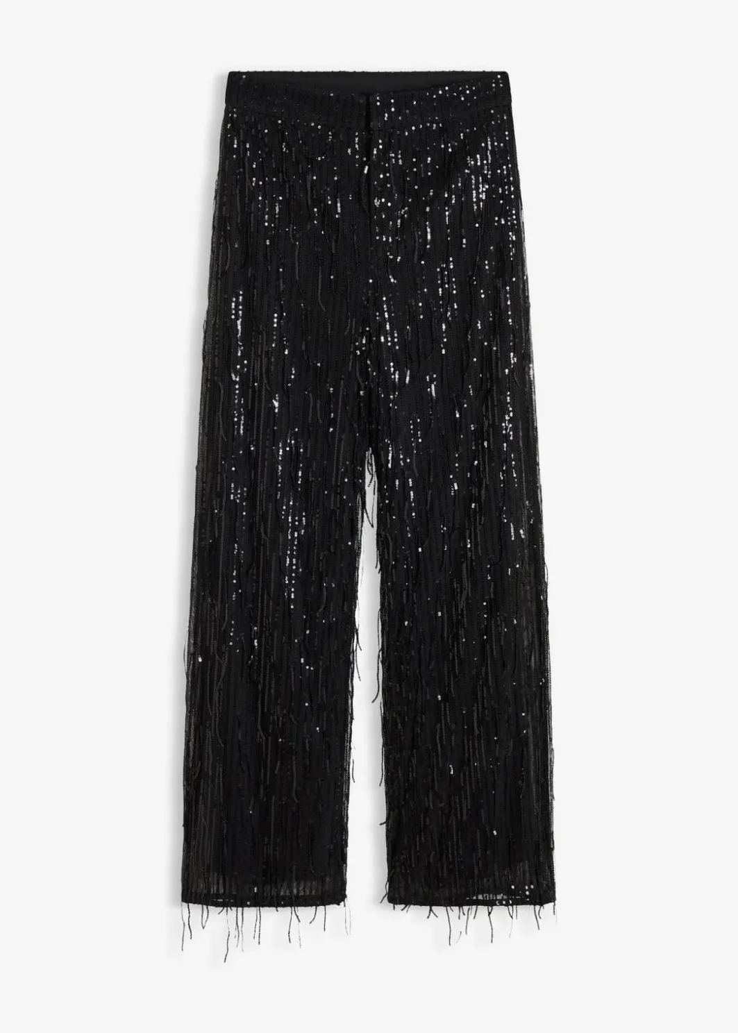 Online Paillettenhose mit Fransen Damen Bekleidung·Kleider|Hosen