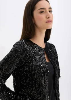 Best Pailletten-Jacke Damen Jacken & Mäntel|Zweiteiler & Sets