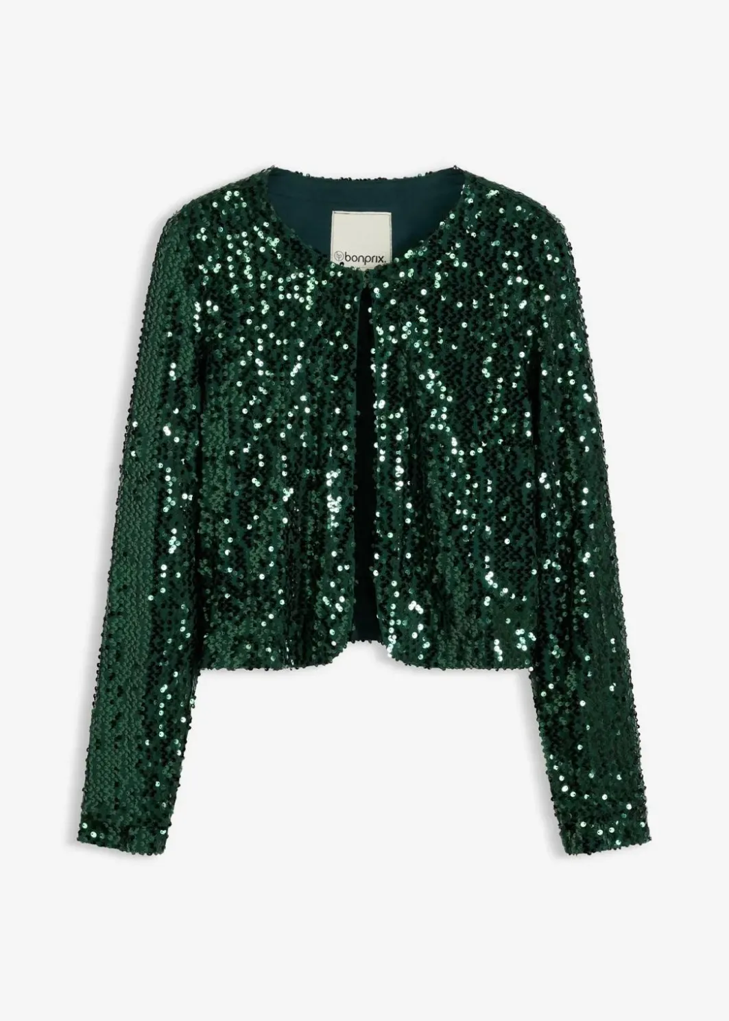 Damen bonprix Bekleidung·Hosen|Zweiteiler & Sets|Pailletten-Jacke