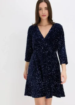 Paillettenkleid Damen Kleider|Bekleidung·Pullover & Strickjacken