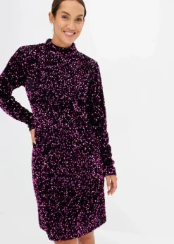 Outlet Paillettenkleid Damen Kleider|Bekleidung·Pullover & Strickjacken