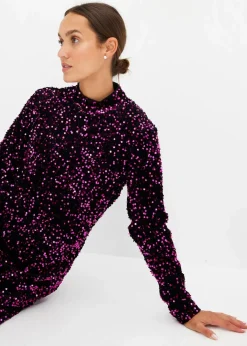 Outlet Paillettenkleid Damen Kleider|Bekleidung·Pullover & Strickjacken