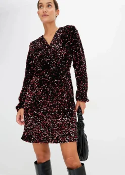 Damen bonprix Kleider|Paillettenkleid