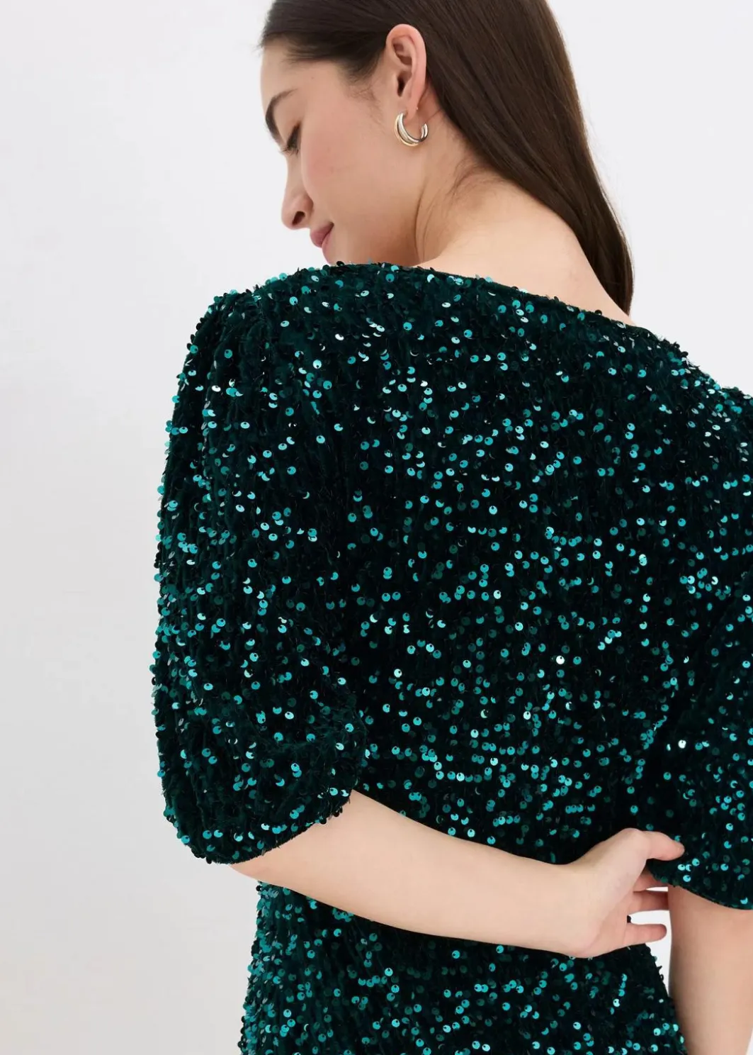Damen bonprix Bekleidung·Pullover & Strickjacken|Paillettenkleid