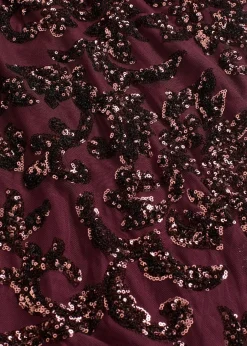Damen bonprix Bekleidung·Pullover & Strickjacken|Festliche Mode|Paillettenkleid mit Rückenausschnitt