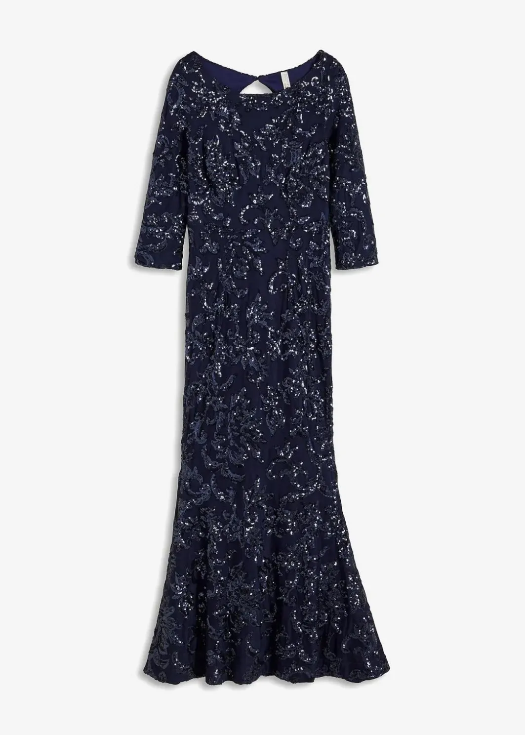 Clearance Paillettenkleid mit Rückenausschnitt Damen Kurzgrößen|Kurzgrößen