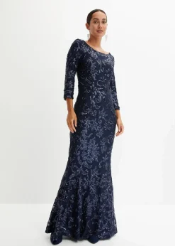 Clearance Paillettenkleid mit Rückenausschnitt Damen Kurzgrößen|Kurzgrößen