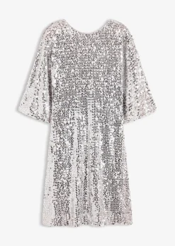 Clearance Paillettenkleid mit Schleifendetail Damen Bekleidung·Pullover & Strickjacken|Kleider