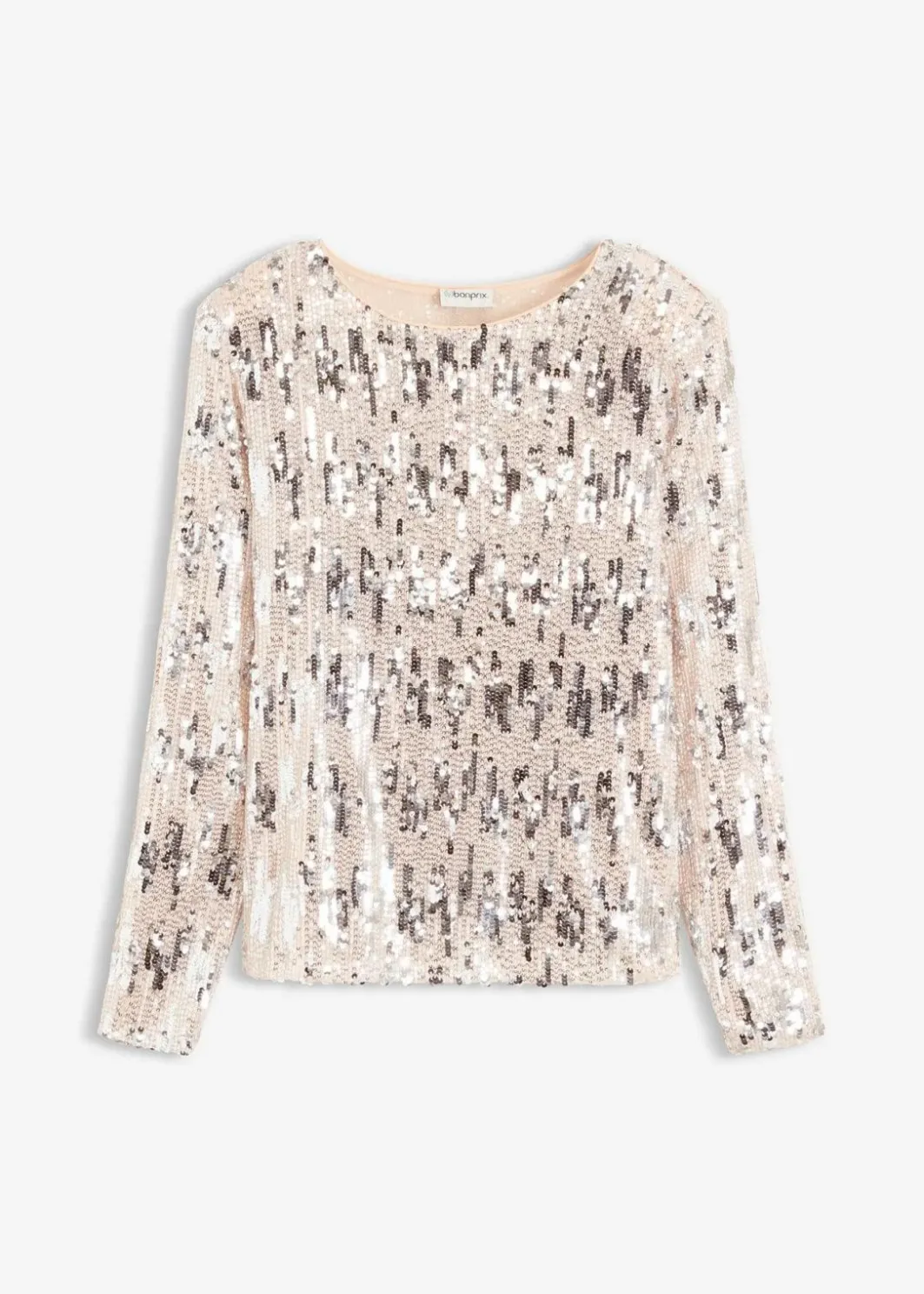 Hot Pailletten-Langarmshirt Damen Shirts & Tops