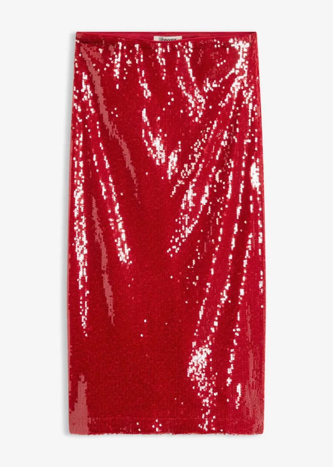Damen bonprix Röcke|Bekleidung·Sportbekleidung|Pailletten-Midirock