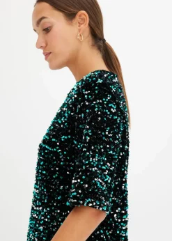 Sale Pailletten-Shirt Damen Shirts & Tops